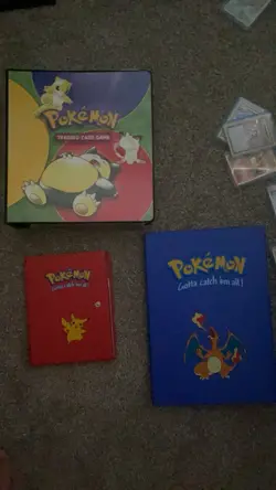 Pokemon Blue Charizard Album Binder for Pokemon TCG Trading Cards red album & 3 - Image 1