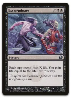 Exsanguinate #61 (LP) Scars of Mirrodin SOM Magic MTG - Image 1