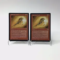 (2) Magic: The Gathering Kaervek's Torch MTG Vintage 1996 Mirage LP - Image 1