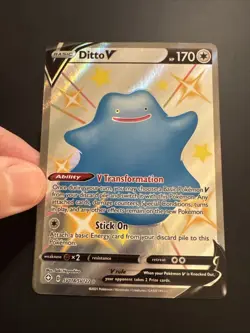 Ditto v Shiny Holo Rare Shining Fates Vault SV118/SV122 Near Mint Pokemon Tcg - Image 2
