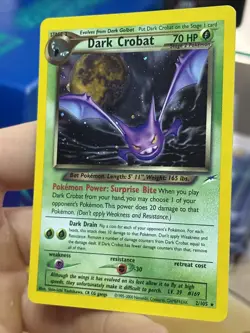 Dark Crobat 2/105 Neo Destiny 2000 Holo Rare WOTC Pokemon Card TCG - Image 5