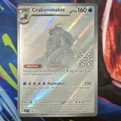 The Pokemon Company Pokemon TCG Crabominable 149/142 Holo Rare English 2022 160… - Image 1