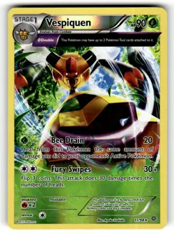 Vespiquen 11/98 Rare Ancient Origins Reverse Holo Pokemon Near Mint - Image 1