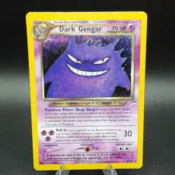 Dark Gengar 6/105 Pokemon TCG Neo Destiny Holo Rare 2000 MP Condition - Image 1