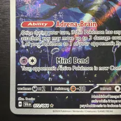 Pokemon TCG Munkidori 072/064 SV Shrouded Fable Illustration Rare Mint 🔥 - Image 4