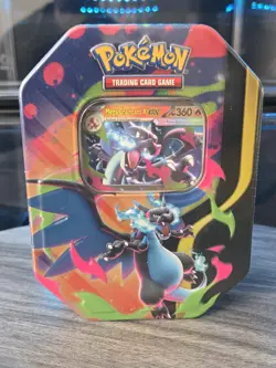 Pokemon TCG: Mega Charizard X Tin - Image 1