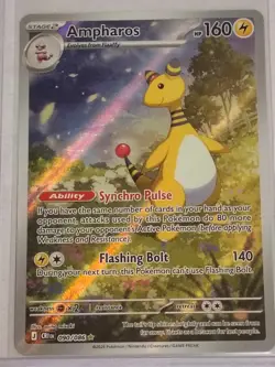 Ampharos 090/086 CRI Pokemon TCG Holo Rare Stage 2 160 HP English - Image 1