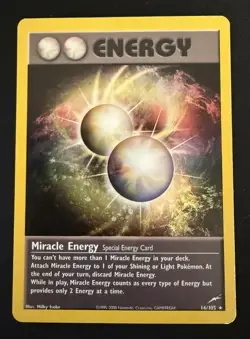 Miracle Energy 16/105 Holo - Neo Destiny - Pokemon Vintage TCG - LP - Image 1