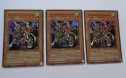 Playset: 3x Chaosrider Gustaph IOC-018 (Super Rare, Unlimited, Lightly Played) - Image 1