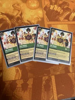 4x Disney Lorcana TCG the Muses Proclaimers of Heroes Playset Ursula's Return - Image 1