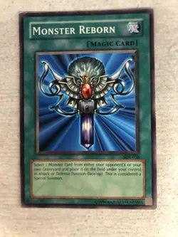 YuGiOh! Card - Monster Reborn - SDK-036 - LP - Image 1