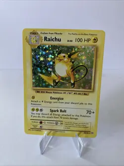 Raichu 36/108 Holo Rare XY Evolutions Pokemon Card TCG 2016- NM - Image 1