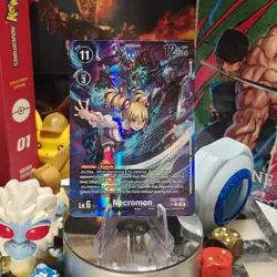 Digimon Card Game Necromon EX11-051 SR* Alternate Art NM See Photos - Image 1