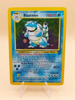 Blastoise Base Set 2 Holo Rare 2/130 Pokemon Card - WOTC 2000 - Image 1