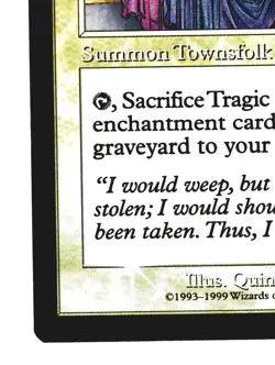 Magic The Gathering MTG Urza's Legacy ULG 1999 #24 Tragic Poet NM FOIL x1 LOT1 - Image 4