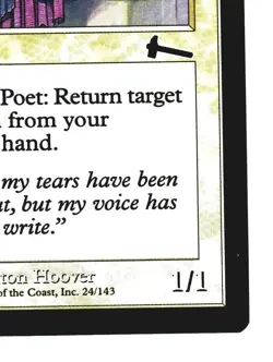 Magic The Gathering MTG Urza's Legacy ULG 1999 #24 Tragic Poet NM FOIL x1 LOT1 - Image 5