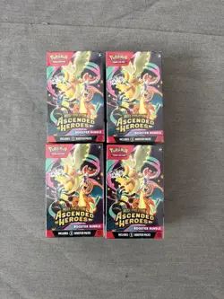 Pokemon Mega Evolution Ascended Heroes Booster Bundle X4 New Sealed IN HAND - Image 1