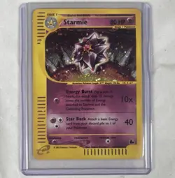Pokemon TCG Starmie H28/H32 Skyridge Holo Rare Pokemon 80 HP English 2003 - Image 1