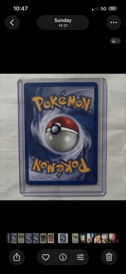 Pokemon TCG Starmie H28/H32 Skyridge Holo Rare Pokemon 80 HP English 2003 - Image 2
