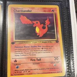 WotC Charmander 50/82 Team Rocket Common Regular 40 HP English 1999 Basic - Image 1