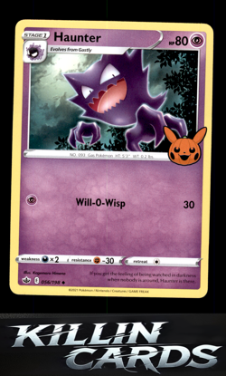 Haunter 056/198 Pokemon Promo Trick or Trade BOOster Bundle Card LP - Image 1