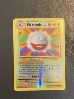 Pokemon TCG Electrode Evolutions 40/108 Reverse Holo Rare Holo Card - Image 1
