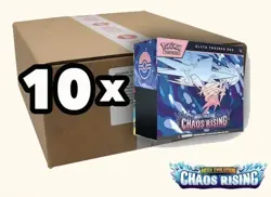 Pokemon TCG Sealed 10 ETB Case Chaos Rising ME04 Mega Evolution Ultra Rare - Image 1
