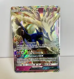 Pokemon - Xerneas GX - 90/131 - Ultra Rare - Sun & Moon Forbidden Light - NM - Image 1