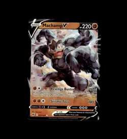 Machamp V 072/189 Holo V Rare Astral Radiance Pokemon Near Mint - Image 1