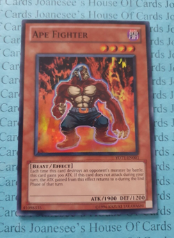 Ape Fighter YDT1-EN001 Super Rare Yu-Gi-Oh Card NMint/LP - Image 1