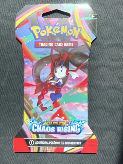 One Pokemon Chaos Rising Sleeved Booster Pack - NEW - SEALED - Random Art Pack - Image 3