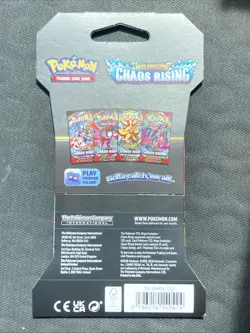 One Pokemon Chaos Rising Sleeved Booster Pack - NEW - SEALED - Random Art Pack - Image 4