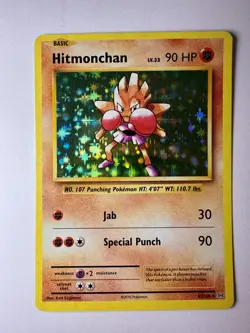 Hitmonchan 62/108 Holo Rare Evolutions Pokemon Holo - Image 1
