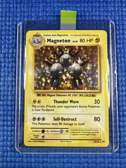 MAGNETON 38/108 EVOLUTIONS POKEMON ENGLISH HOLO RARE 2016 - Image 1