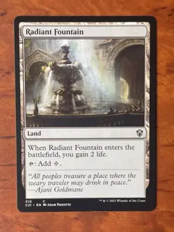 Radiant Fountain MTG Magic the Gathering Card LP Lightly Played C21 - Image 1