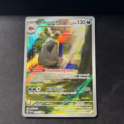 Pokemon TCG Mabosstiff 218/198 SV01: Scarlet & Violet Base Set IR LP - Image 1