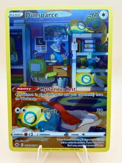 Dunsparce GG23/GG70 Holo Crown Zenith Galarian Gallery Pokemon NM - Image 1