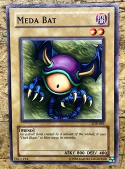 1x (M/NM) Meda Bat - LOB-083 - Common - Unlimited Edition YuGiOh - Image 1