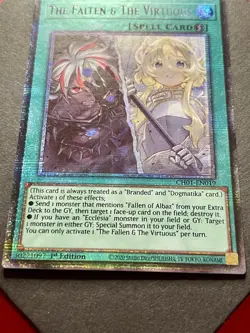 The Fallen & The Virtuous | CH01-EN019 | Starlight Rare | NM | 1st Ed | YuGiOh! - Image 2