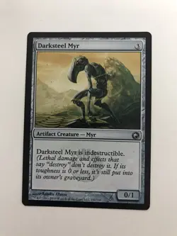 Darksteel Myr MTG Magic the Gathering Card LP Lightly Played SOM - Image 1
