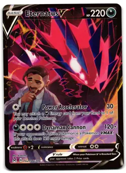 Eternatus V TG21/TG30 - Lost Origin Trainer Gallery Pokemon TCG Holo - LP Card - Image 1