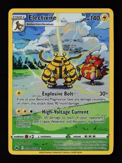 Electivire GG08/GG70 Holo Crown Zenith Galarian Gallery Pokemon Cards - Image 1