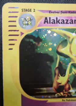 Alakazam Skyridge RARE Holo Pokemon Card Played Vintage 2003 H1/H32 - Image 3