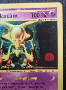 Alakazam Skyridge RARE Holo Pokemon Card Played Vintage 2003 H1/H32 - Image 4