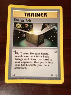 Energy Ark #75/75 Neo Discovery Pokemon Card - Image 1