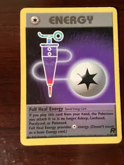 Full Heal Energy (81/82) [Team Rocket] Vintage 2000 -WotC- Pokemon Card - Image 1