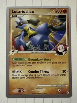 Pokemon Lucario GL 8/111 World Championship Decks 2009 English - Image 1