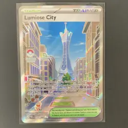 🔥 Pokemon Lumiose City Trainer-Stadium 111/088 Full Art Holo 2026 🔥 - Image 1