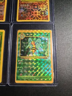 Vintage Pokemon Vending Machine Sticker Cards Base Set Holofoil Lot 4 WOTC - Image 4