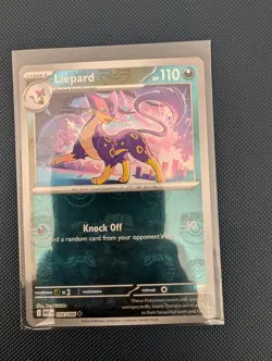 LIEPARD (MASTER BALL PATTERN) 056/086 REV HOLO Uncommon White Flare NM Pokemon - Image 1